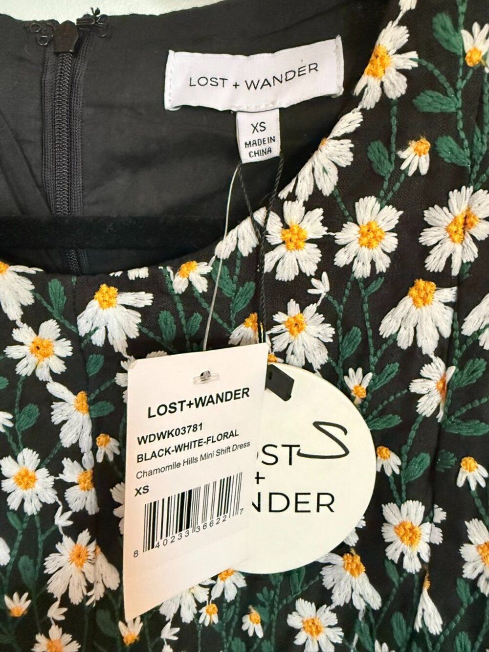 Lost + Wander NWT Daisy Sundress Size XS Summer Vacation Coquette Floral - Picture 3 of 8